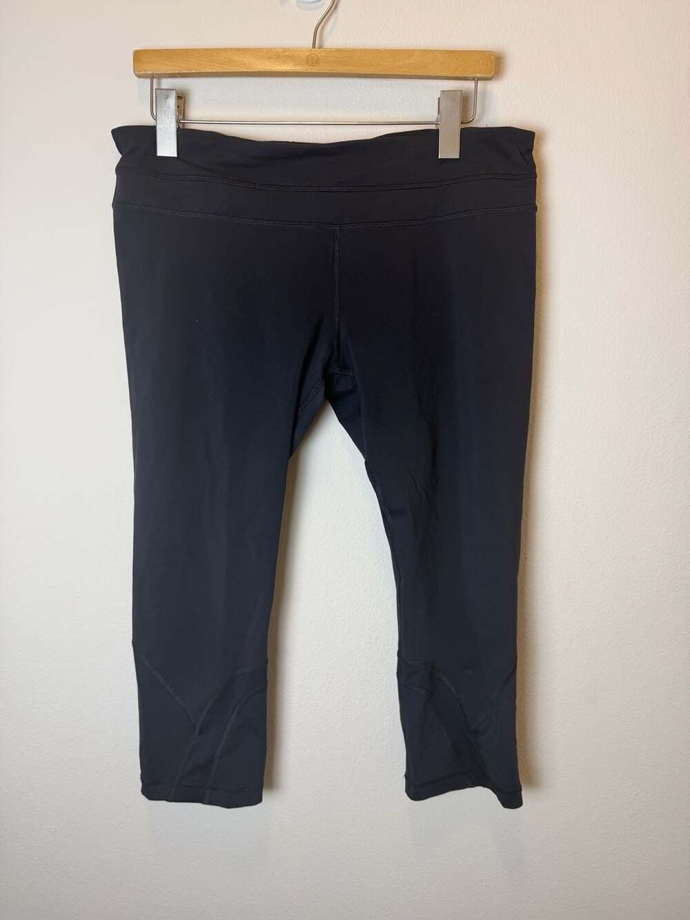 Lululemon Pace Rival Crop Leggings Black Size 12